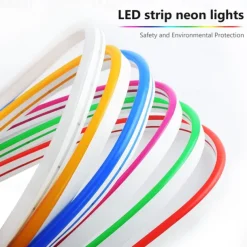 Neon Strip LED Light Flexible DC 12V Waterproof IP67 SMD 2835 Rope Tube White Blue Red Green Decoration for Christmas Holiday Indoors Outdoor