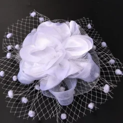 Net Fascinators Kentucky Derby Hat/ Headwear with Floral 1PC Special Occasion / Horse Race / Ladies Day Headpiece