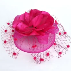 Net Fascinators Kentucky Derby Hat/ Headwear with Floral 1PC Special Occasion / Horse Race / Ladies Day Headpiece