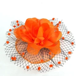 Net Fascinators Kentucky Derby Hat/ Headwear with Floral 1PC Special Occasion / Horse Race / Ladies Day Headpiece
