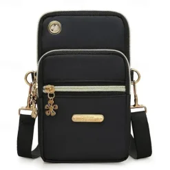 New Balloon Mobile Phone Crossbody Bags for Women Fashion Women Shoulder Bag Cell Phone Pouch With Headphone Plug 3 Layer Wallet