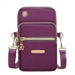 New Balloon Mobile Phone Crossbody Bags for Women Fashion Women Shoulder Bag Cell Phone Pouch With Headphone Plug 3 Layer Wallet