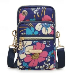 New Balloon Mobile Phone Crossbody Bags for Women Fashion Women Shoulder Bag Cell Phone Pouch With Headphone Plug 3 Layer Wallet