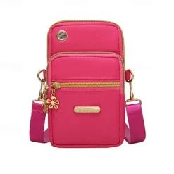 New Balloon Mobile Phone Crossbody Bags for Women Fashion Women Shoulder Bag Cell Phone Pouch With Headphone Plug 3 Layer Wallet