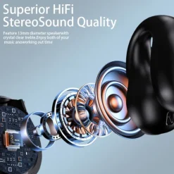 New clip-on Bluetooth headset wireless noise reduction no-ear painless sports ear clip headset