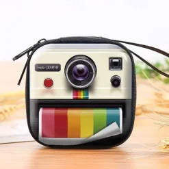 New creative tinplate coin purse retro audio cassette coin purse keychain earphone storage bag stonego bag 1PC/2Pcs (6 type optional)