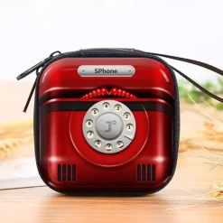 New creative tinplate coin purse retro audio cassette coin purse keychain earphone storage bag stonego bag 1PC/2Pcs (6 type optional)