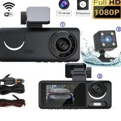 New Design / Wireless / Full HD Car DVR 170 Degree Wide Angle 2 inch LCD Dash Cam with WIFI / Night Vision / Parking Monitoring Car Recorder