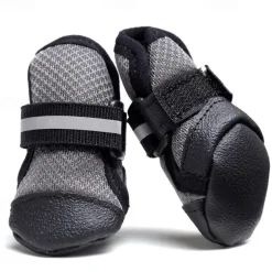 New Dog Shoes With Breathable Mesh That Doesn't Clog The Feet Prevents Slipping And Is Comfortable. The Front And Back Sides Of The Sole Are Wrapped With Wear-resistant Walking Pet Shoes