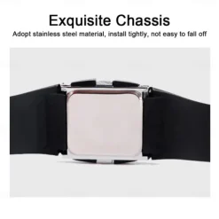 New Fashion Hot Personality Leisure Mens Womens Unisex White Black LED Digital Sports Wrist Watch