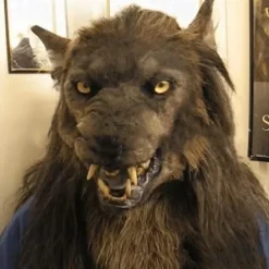 New Halloween Horror Ghost Headgear Mask 21 Teeth Car Edge Nylon Bag Face Leather Whole Person Scaring Prop