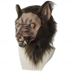 New Halloween Horror Ghost Headgear Mask 21 Teeth Car Edge Nylon Bag Face Leather Whole Person Scaring Prop