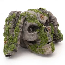 New Halloween Skull Ornament Outdoor Atmosphere Long Moss Glowing Vintage Hands-on-Head Skull