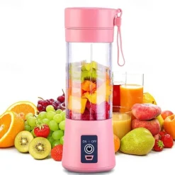 New Juicing Machine Home Portable Juicing Cup Four Leaf Mini Juicing Machine Portable Mixer Fruit Milk Shake Handheld Electric Juicing Machine USB Charging Multifunctional Mixer Kitchen Supplies