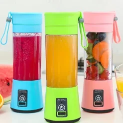 New Juicing Machine Home Portable Juicing Cup Four Leaf Mini Juicing Machine Portable Mixer Fruit Milk Shake Handheld Electric Juicing Machine USB Charging Multifunctional Mixer Kitchen Supplies
