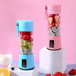 New Juicing Machine Home Portable Juicing Cup Four Leaf Mini Juicing Machine Portable Mixer Fruit Milk Shake Handheld Electric Juicing Machine USB Charging Multifunctional Mixer Kitchen Supplies