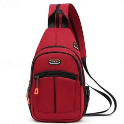 New Men's Women's Fashion Multi Function Mini Backpack Small Chest Bag Messenger Bag Female Sports Bag Travel Bagpack Crossbody Bag Girl Back Pack Waterproof Oxford Cloth Outdoor Bags