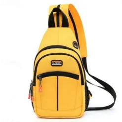 New Men's Women's Fashion Multi Function Mini Backpack Small Chest Bag Messenger Bag Female Sports Bag Travel Bagpack Crossbody Bag Girl Back Pack Waterproof Oxford Cloth Outdoor Bags