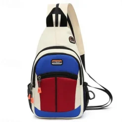 New Men's Women's Fashion Multi Function Mini Backpack Small Chest Bag Messenger Bag Female Sports Bag Travel Bagpack Crossbody Bag Girl Back Pack Waterproof Oxford Cloth Outdoor Bags