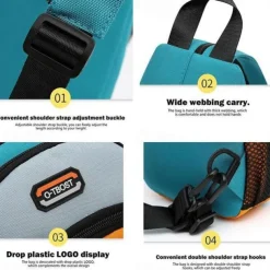 New Men's Women's Fashion Multi Function Mini Backpack Small Chest Bag Messenger Bag Female Sports Bag Travel Bagpack Crossbody Bag Girl Back Pack Waterproof Oxford Cloth Outdoor Bags