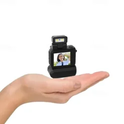 New Monoreflexes Style Mini Camera CMOS With Flash Lamp And Battery Dock Portable Video Recorder DV 1080P With LCD Screen