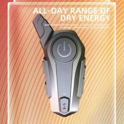 New Motorcycle Bluetooth Headset Intercom Outdoor Riding Headset, Motorcycle BT Intercom with FM Radio Helmet BT Headset Waterproof Universal Communication System for ATV Dirt Bike Motorcycle