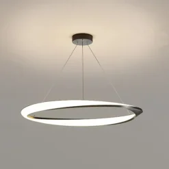 New Net Red Restaurant Chandelier Simple Modern Ring Dining Room Lamp Creative Personalized Household Table Lamp