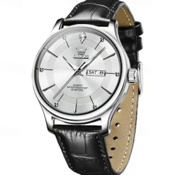 New Olevs Brand Fashion Trend Belt Men'S Watch Luminous Calendar Week Display Simple Leisure Waterproof Men'S Watch