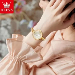 New Olevs Olevs Brand Fashion Trend Women'S Watches Calendar With Diamonds Simple Leisure Quartz Watch Waterproof Sports Versatile Women'S Wristwatches