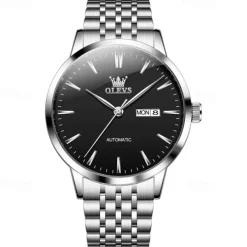 New Olevs Olevs Brand Light Luxury Men'S Business Watch Calendar Week Display Simple Leisure Automatic Mechanical Watch Waterproof Sports Men'S Wristwatch