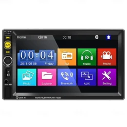 New Pro 2 Din 7'' HD 1080P Touch Screen Autoradio Bluetooth Car Stereo Radio Car MP5 Player Build-in FM AUX USB SD Function Support Mirror Link + Backup Camera(optional)