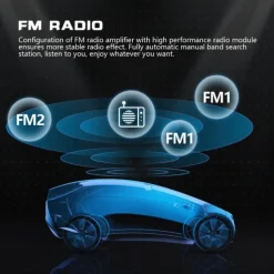 New Pro 2 Din 7'' HD 1080P Touch Screen Autoradio Bluetooth Car Stereo Radio Car MP5 Player Build-in FM AUX USB SD Function Support Mirror Link + Backup Camera(optional)