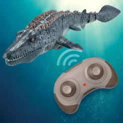 New Remote Control Mosasaur 2.4g Wireless Remote Control Simulation Model Toy Water Spray Boy Children Swimming Pool Water Toy