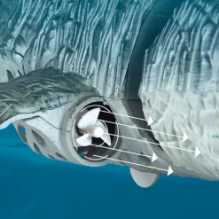 New Remote Control Mosasaur 2.4g Wireless Remote Control Simulation Model Toy Water Spray Boy Children Swimming Pool Water Toy