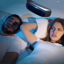 New Smart Anti-snoring Device EMS Pulse Sound Wave Induction anti Sleep Snoring Artifact Specializing Snoring for Men Women