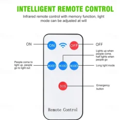 New Solar Street Light Human Induction Light, Remote-Controlled Road Light Outdoor Waterproof High-Power Super Bright Home Courtyard Light Garage Road Garden Lighting 1PC