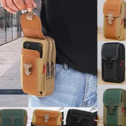 New Sports Phone Bag Coin Purse Card Holder Easy To Carry Large Capacity Men's Sports Bag Hunting Survival Tool Pouch Outdoor Sports Hiking Cycling