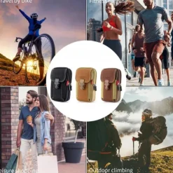 New Sports Phone Bag Coin Purse Card Holder Easy To Carry Large Capacity Men's Sports Bag Hunting Survival Tool Pouch Outdoor Sports Hiking Cycling