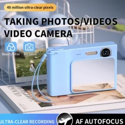 New student camera retro CCD card machine entry-level SLR camera 4K high pixel dual camera fill light