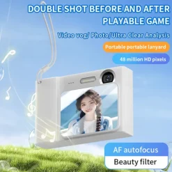 New student camera retro CCD card machine entry-level SLR camera 4K high pixel dual camera fill light