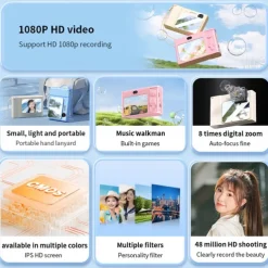 New student camera retro CCD card machine entry-level SLR camera 4K high pixel dual camera fill light