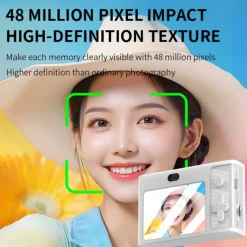 New student camera retro CCD card machine entry-level SLR camera 4K high pixel dual camera fill light