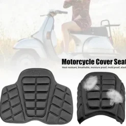 New Universal Motorcycle Seat Protect Cushion Breathable Motorcycle Seat Cover Seat Cushion 3D Shock Absorption Accessories