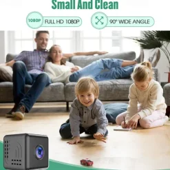 New Wi-Fi mini night vision baby security camera with motion detection