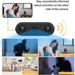 Newly upgraded XD HD WiFi 1080P mini ip night vision camera IR-CUT security video recorder