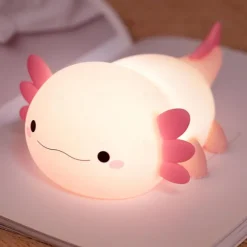 Night Light, Cute lamp Gifts for Kids,Dimmable Silicone Animal Nursery Night Light, Kawaii Rechargeable Bedside Touch Lamp,Room Decor Light