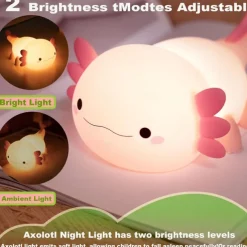 Night Light, Cute lamp Gifts for Kids,Dimmable Silicone Animal Nursery Night Light, Kawaii Rechargeable Bedside Touch Lamp,Room Decor Light