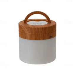 Night Light Touch Sensor Lamp Bedside Table Lamp for Kids Bedroom Rechargeable Dimmable Warm White Light + RGB Color Changing