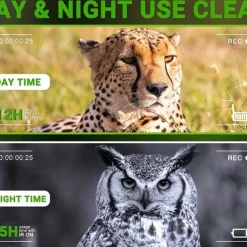 Night Vision Goggles With 5X Digital Zoom Camera NV Binoculars Telescope With Long Infrared Viewing Distance At Night For Hunting And Camping (Built-in Rechargeable Battery)