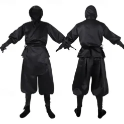 Ninja Halloween Cosplay Costume Cosplay Adults' Men's Carnival Masquerade Performance Party Easy Halloween Costumes Dress Up